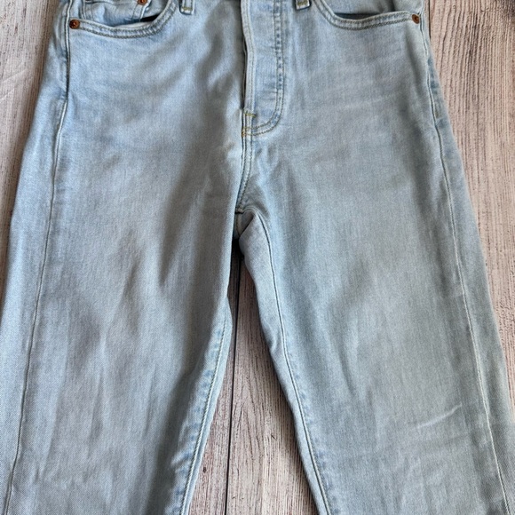 LEVI’S Wedgie Skinny Button Fly Jeans 26 - Picture 10 of 10